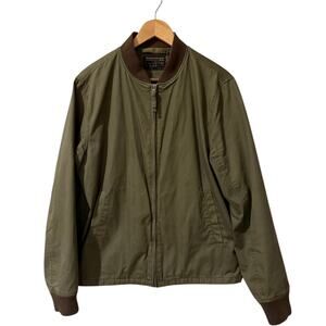 J Crew Everyday Bomber Jacket Olive Green M